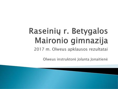 Raseinių r. Betygalos Maironio gimnazija