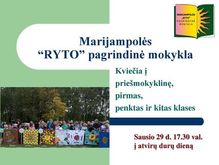 Marijampolės “RYTO” pagrindinė mokykla