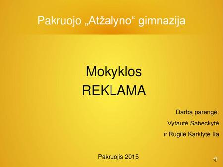 Pakruojo „Atžalyno“ gimnazija