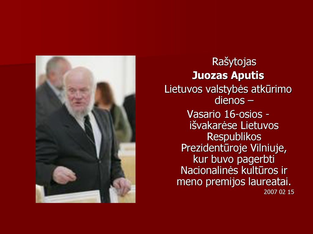 Lietuvos valstybės atkūrimo dienos –