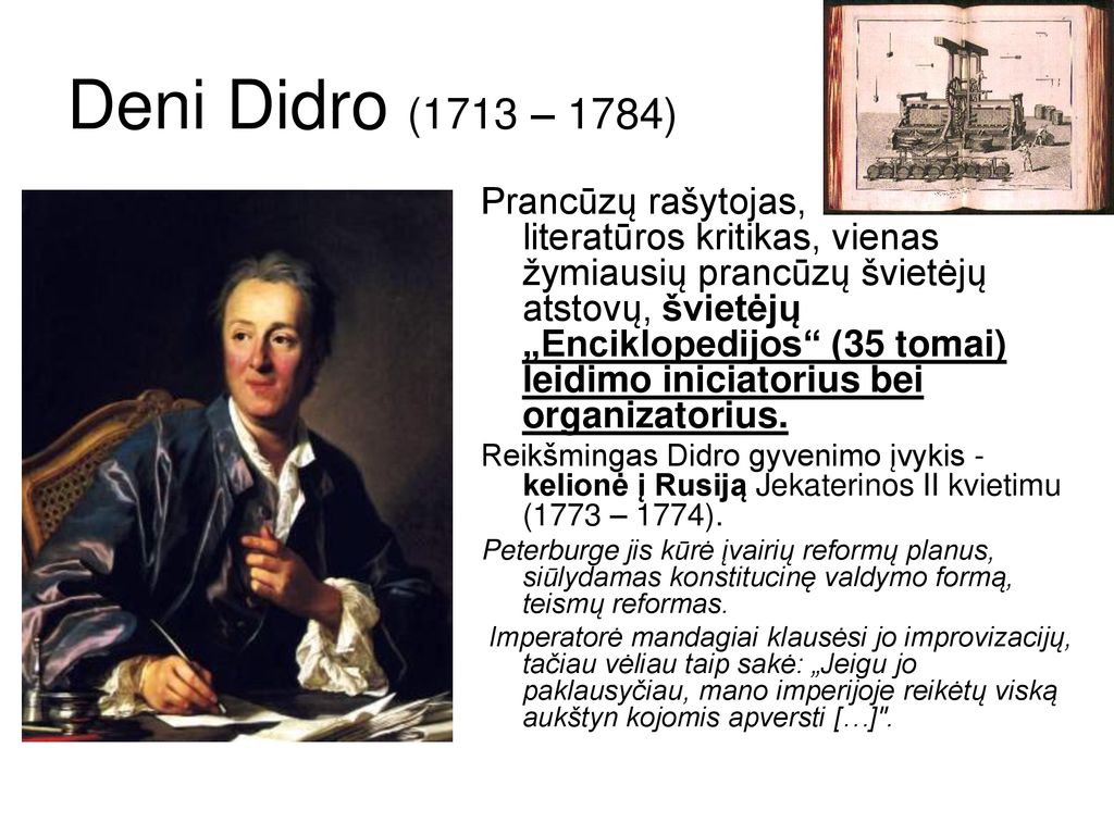 Deni Didro (1713 – 1784)