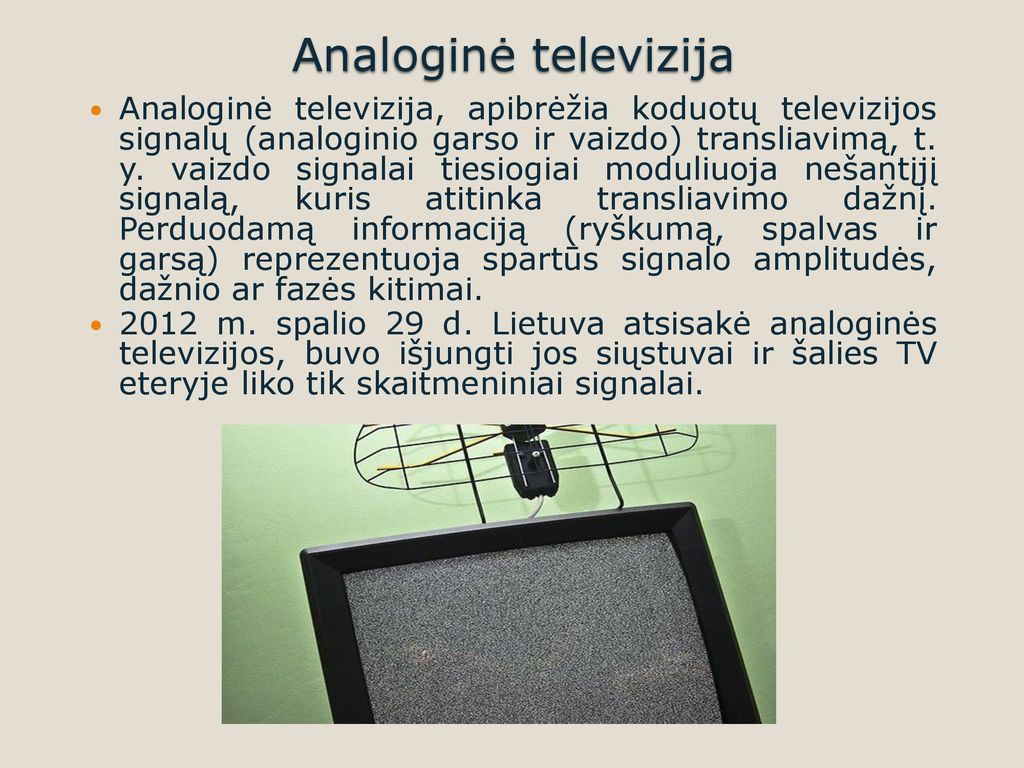 Analoginė televizija