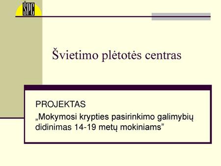 Švietimo plėtotės centras