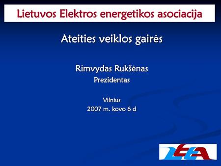 Lietuvos Elektros energetikos asociacija
