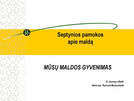 Septynios pamokos apie maldą