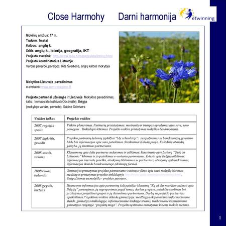 Close Harmohy Darni harmonija