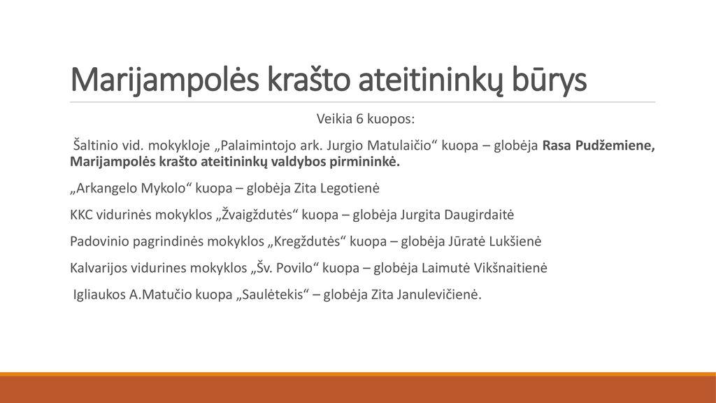 Ateitininkai Vilkaviškio Vyskupijoje – Praeitis Ir šiandiena - Ppt ...