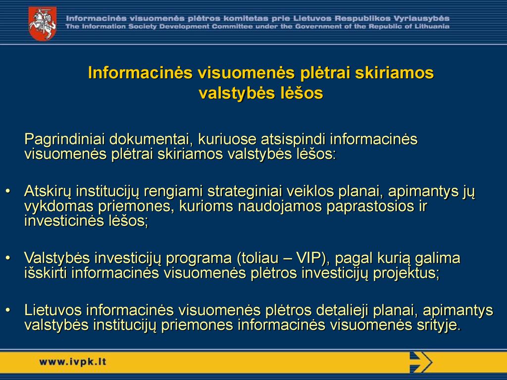 Informacinės Visuomenės Plėtros Komitetas Prie LRV - Ppt Atsisiųsti