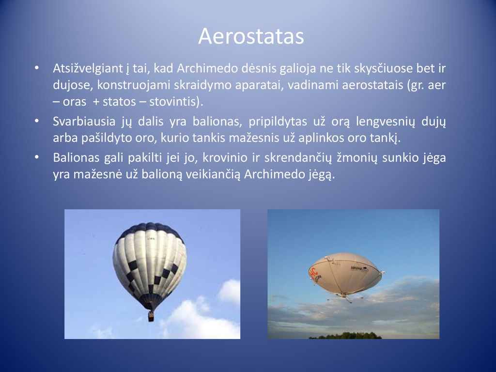 Aerostatas