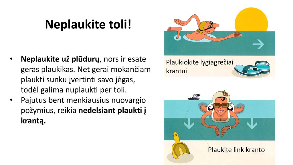 Saugus elgesys vandenyje - ppt atsisiųsti