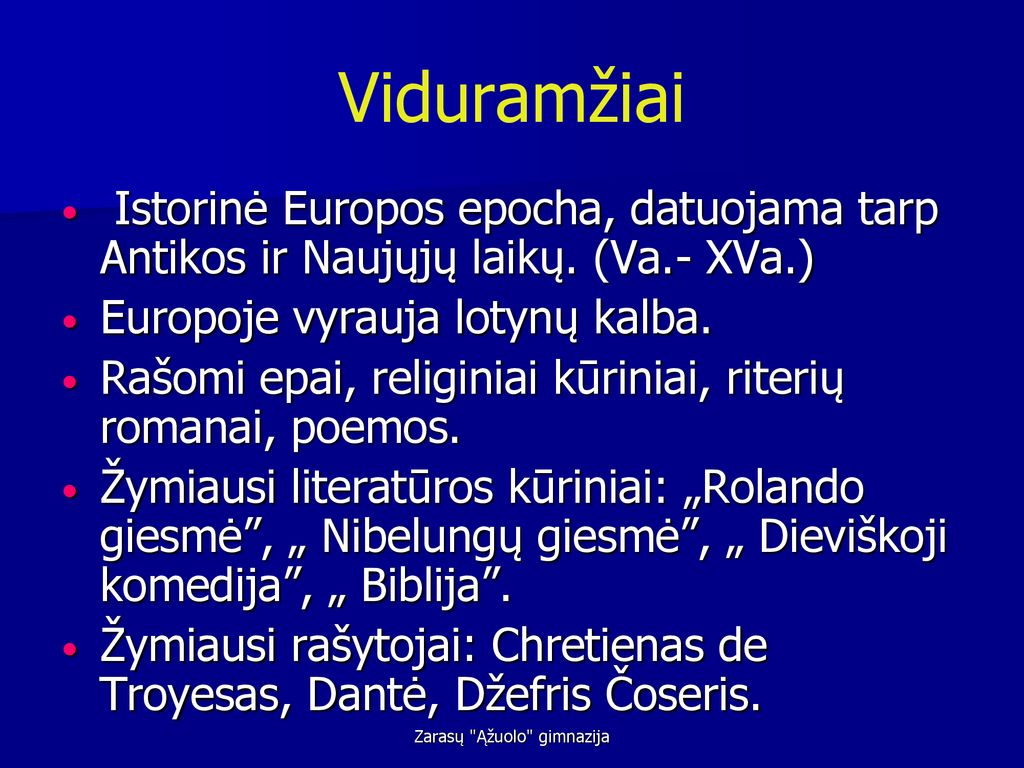 Senieji Lietuvos Metraščiai, Kronikos, Laiškai (viduramžiai) - Ppt ...