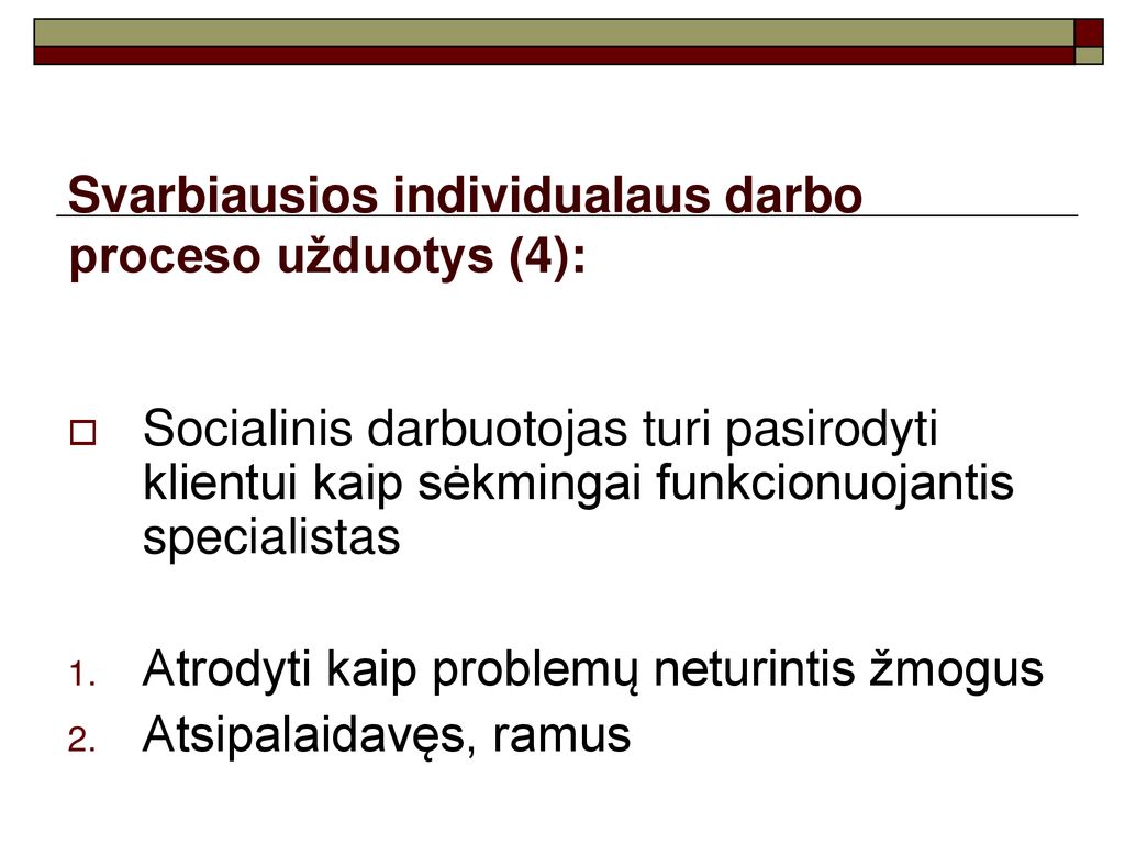 Individualus Socialinis Darbas - Ppt Atsisiųsti