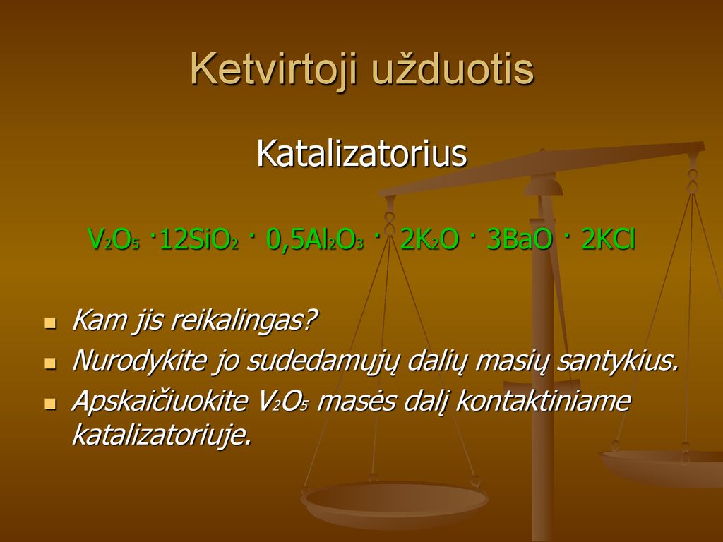 V2O5 ·12SiO2 · 0,5Al2O3 · 2K2O · 3BaO · 2KCl